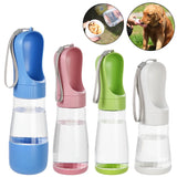 Garrafa de Água Portátil para Cães com Recipiente para Comida, Dispensador de Água 2 em 1 para Viagens, para Cães Pequenos e Grandes, Gatos, Labradores, Tigelas para Beber