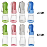 Garrafa de Água Portátil para Cães com Recipiente para Comida, Dispensador de Água 2 em 1 para Viagens, para Cães Pequenos e Grandes, Gatos, Labradores, Tigelas para Beber