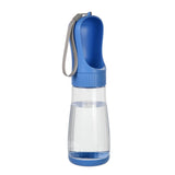 Garrafa de Água Portátil para Cães com Recipiente para Comida, Dispensador de Água 2 em 1 para Viagens, para Cães Pequenos e Grandes, Gatos, Labradores, Tigelas para Beber